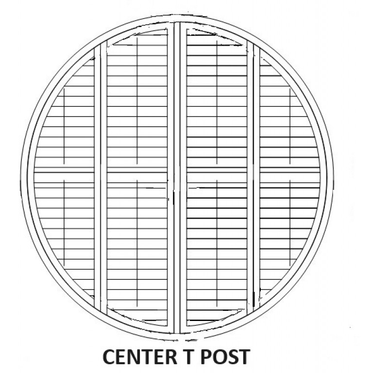 4 Panel With Center T Post