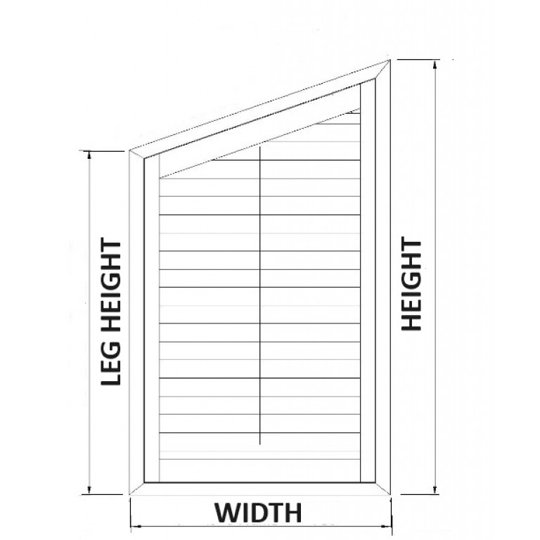 Left Angle Shutter