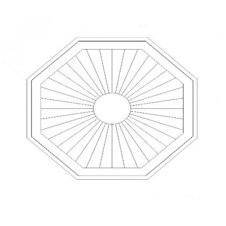 Sunburst Octagon Shutter