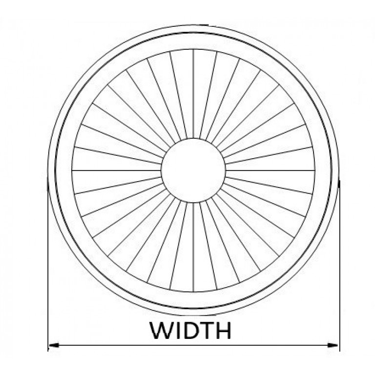 Sunburst Circle Shutter