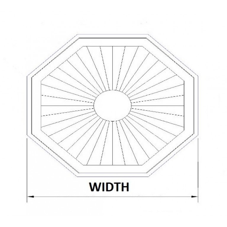 Sunburst Octagon Shutter