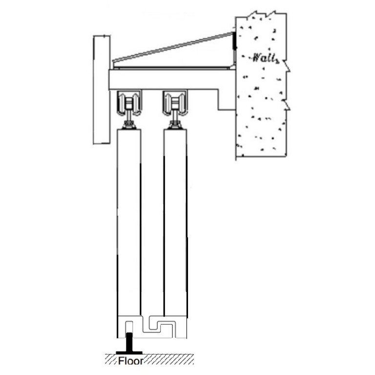 Closed Bypass - The Louvers Need To Be In The Closed Position When Sliding Panels One Over The Other
