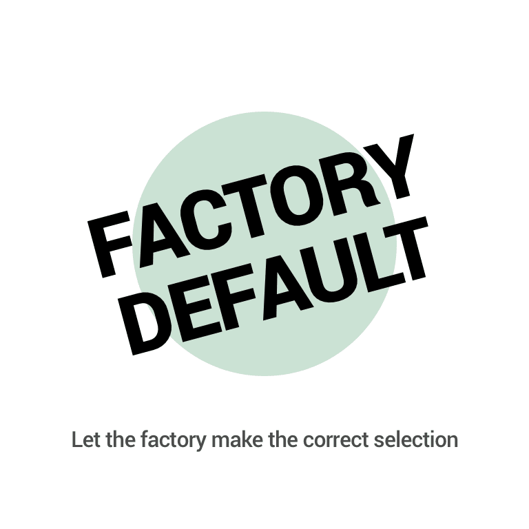 Factory Default