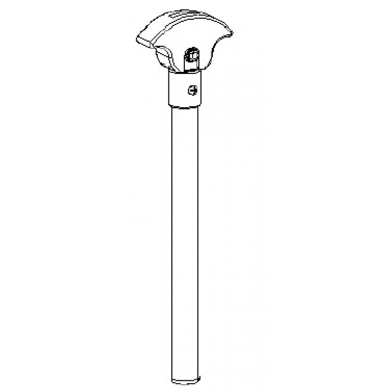 36" Aluminum Pole With Attachment