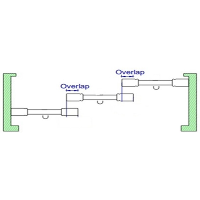 3 Panels - Side Open - Door Handle On Left Side