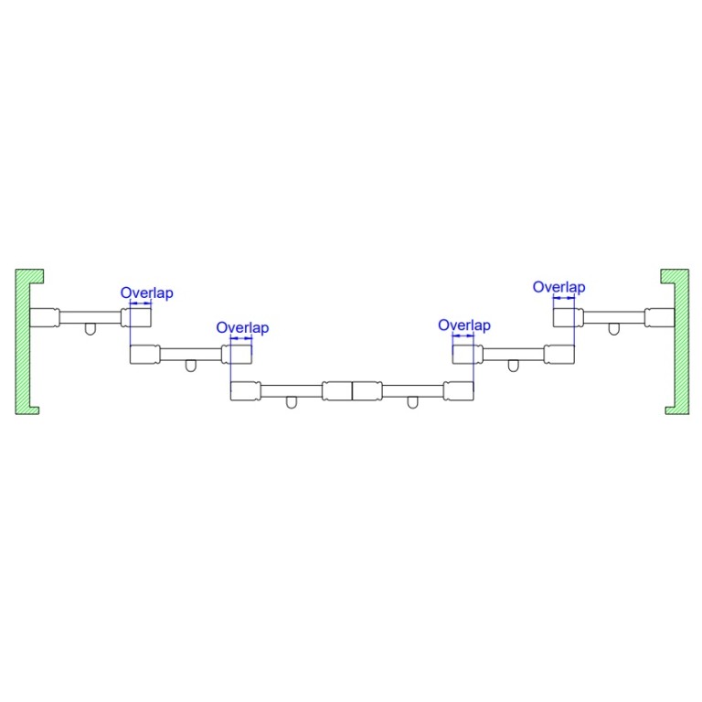 6 Panels - Center Open