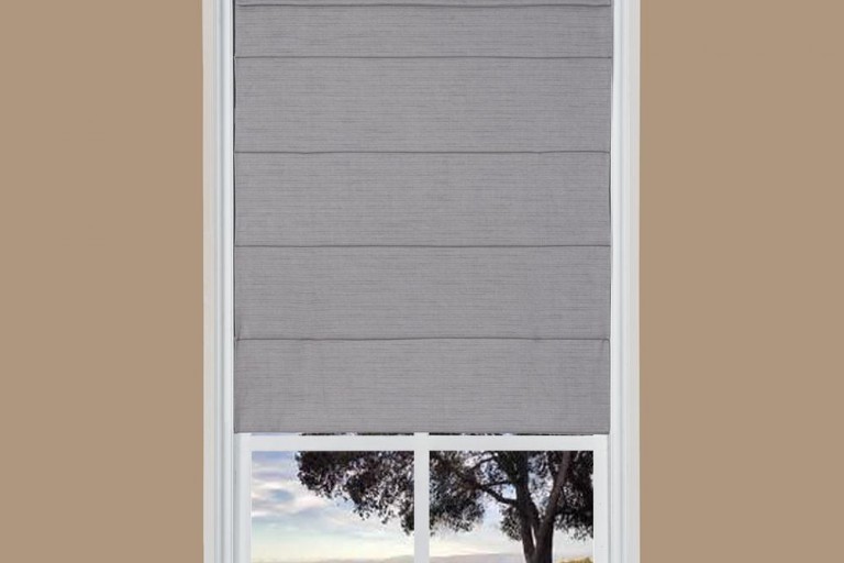 Designer Textured Roman Shade