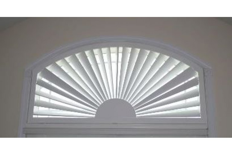 Premium Arched Sunburst Poly Shutter