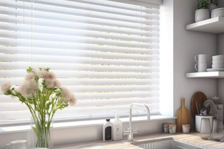 2 1/2" Classic Cordless Faux Wood Blinds