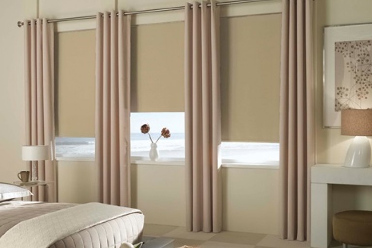Designer Vinyl Blackout Roller Shades