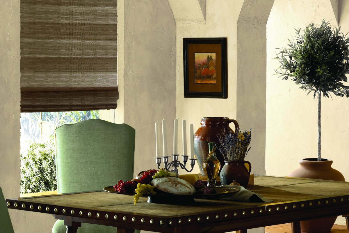 Designer Wicker Woven Wood Shades 