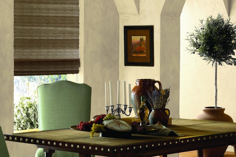 Designer Wicker Woven Wood Shades 